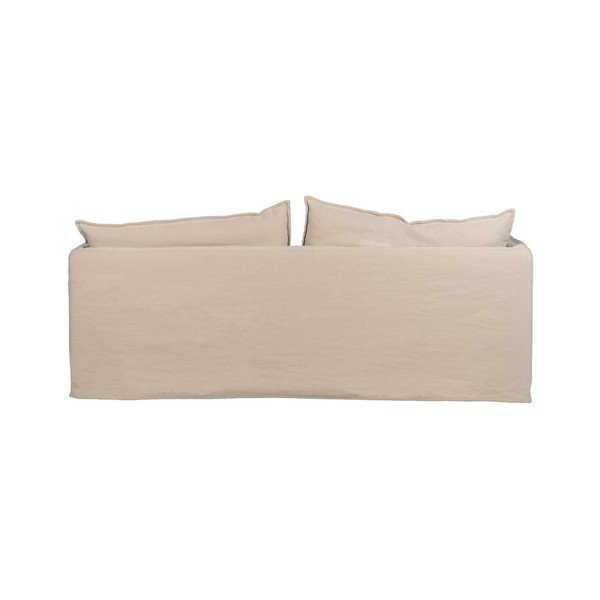 Kremowa lniana sofa 210 cm – Ixia-image-3