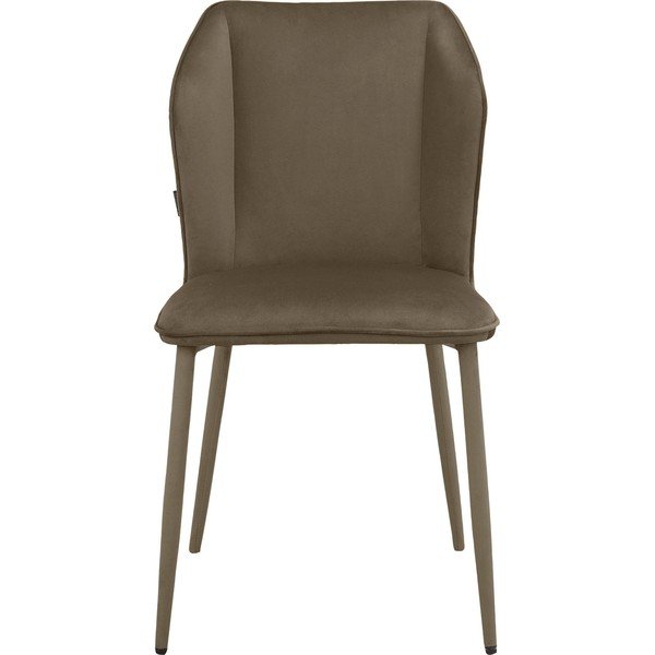 Brązowe aksamitne krzesła zestaw 2 szt. Wilma – Støraa-image-2