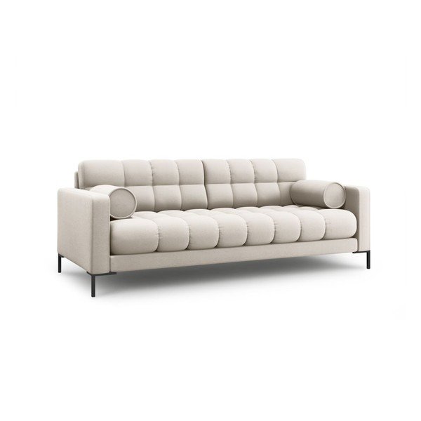 Beżowa rozkładana sofa ze schowkiem 222 cm Bali – Cosmopolitan Design-image-3