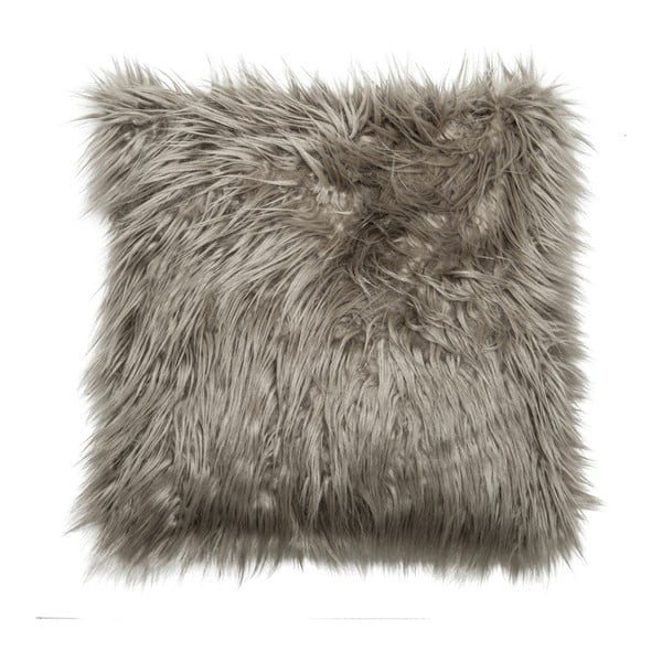 Poduszka Faux Fur Grey, 45x45 cm