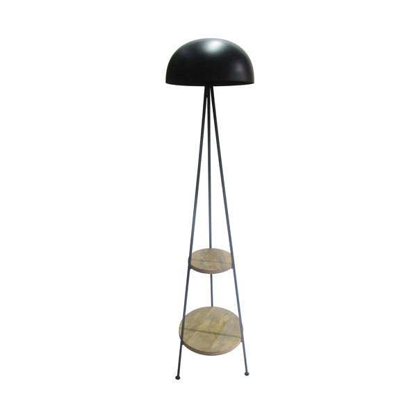 Czarna lampa stojąca (wysokość 150 cm) Ardecor – Sema-image-2