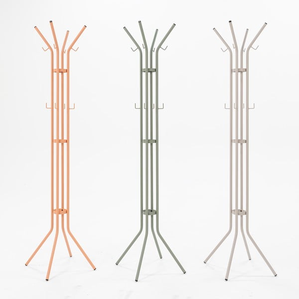 Łososiowy metalowy wieszak ø 40x170 cm Jessy – Spinder Design-image-2