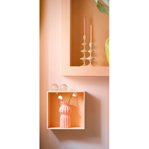Różowy szklany wazon (wysokość 28 cm) Terento – Light & Living-image-1