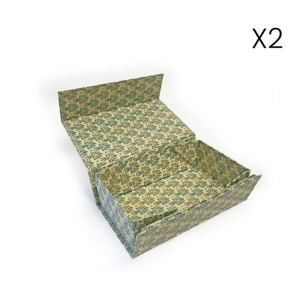 Pudełka prezentowe zestaw 2 szt. 20x36 cm Lilies – Kartos-image-1