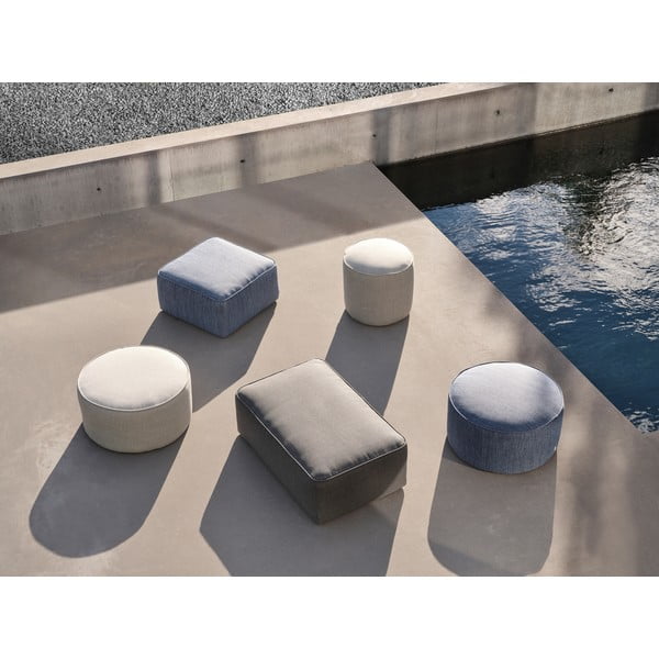 Ciemnoszary taboret ogrodowy – Diphano-image-1