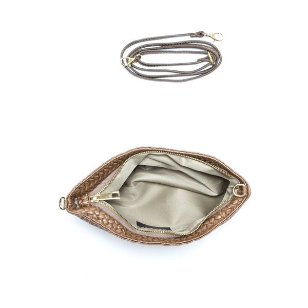 Szaro-brązowa skórzana torebka Isabella Rhea no. 8029-image-4