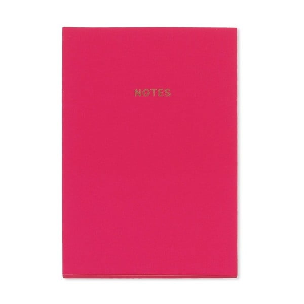 Notes A5 Go Stationery Mono Pink
