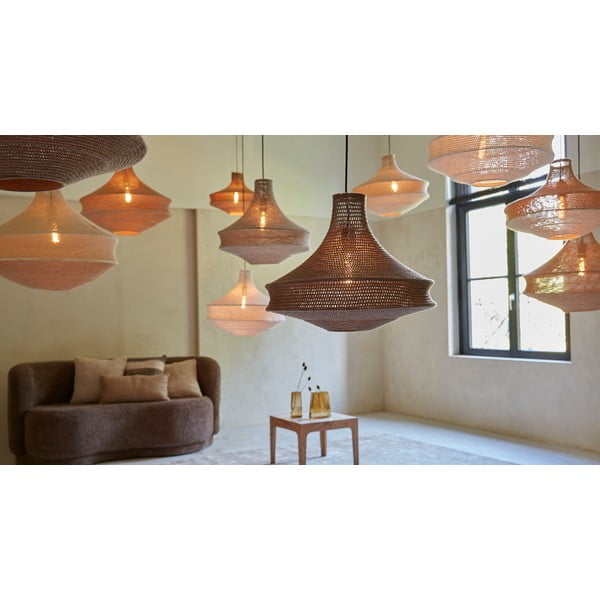 Jasnobrązowy abażur ø 50 cm Viggo – Light & Living-image-1