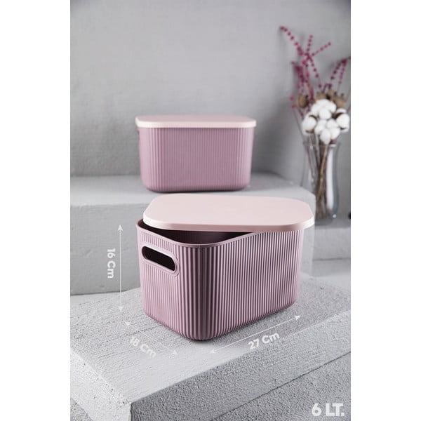 Plastikowy pojemnik z pokrywką – Mioli Decor-image-1