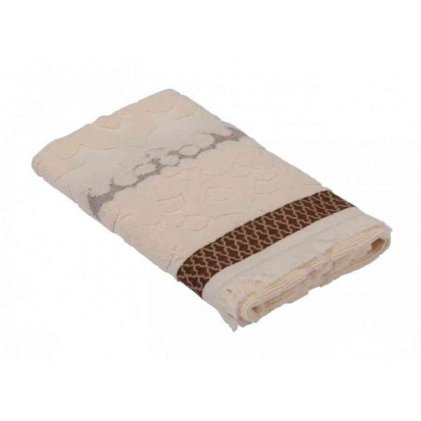 Hnědý ręcznik bawełniany Bella Maison Taraxacum, 50x90 cm