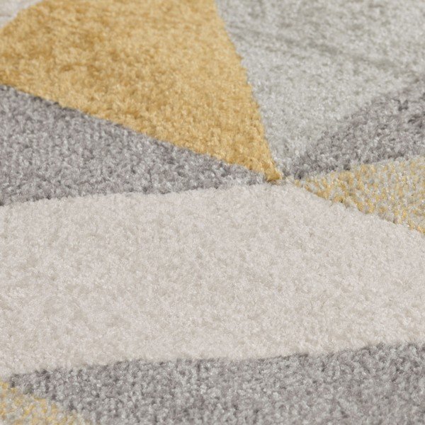 Szaro-żółty dywan Flair Rugs Urban Triangle, 200x275 cm-image-1