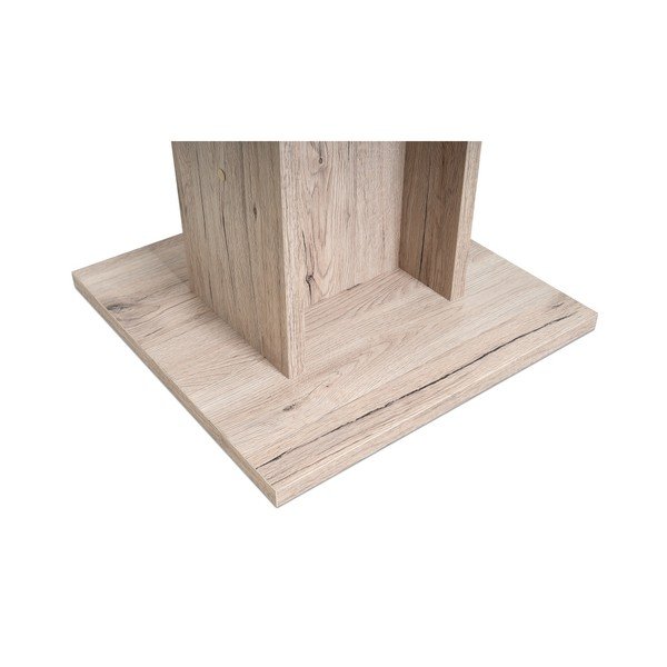 Stół do jadalni z dekorem drewna dębowego Intertrade Christina, 80x80 cm-image-3