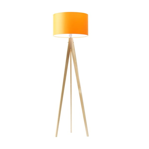 Lampa stojąca Artist Orange/Birch, 125x42 cm