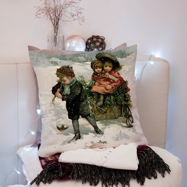 Poszewka na poduszkę ze świątecznym motywem 43x43 cm – Mila Home-image-3