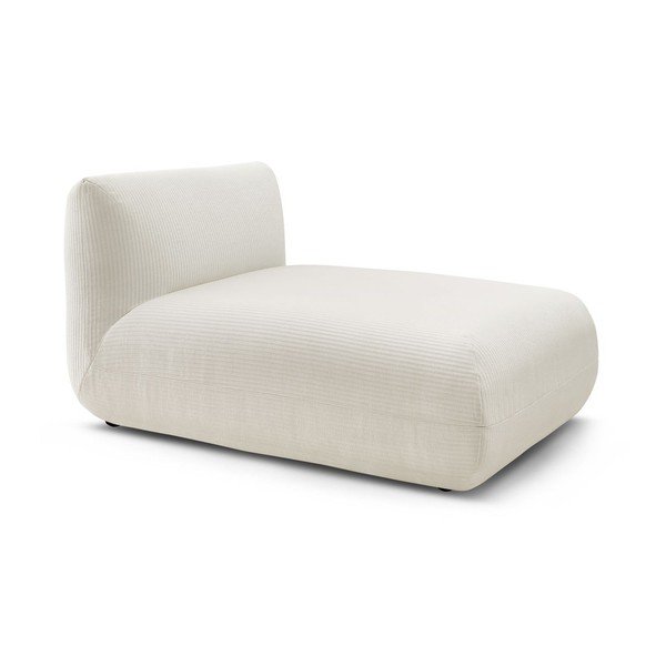 Biały sztruksowy moduł sofy Lecomte – Bobochic Paris-image-1