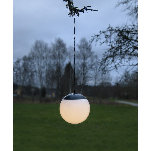 Wisząca solarna lampa ogrodowa Star Trading Globus, ø 20 cm-image-4