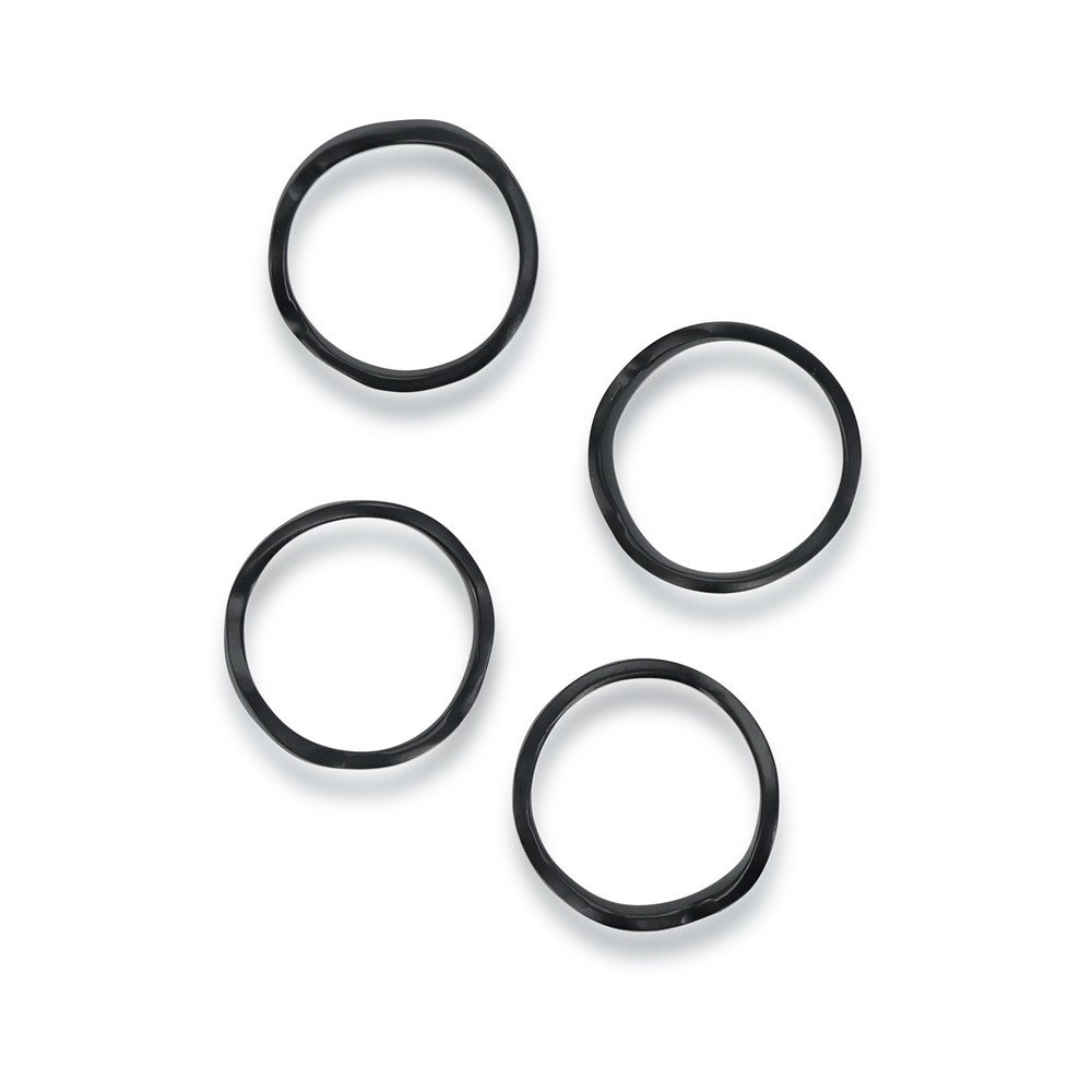 Metalowy zestaw pierścieni na serwetki 4 szt. Charm – S|P Collection (zdjęcie 6)