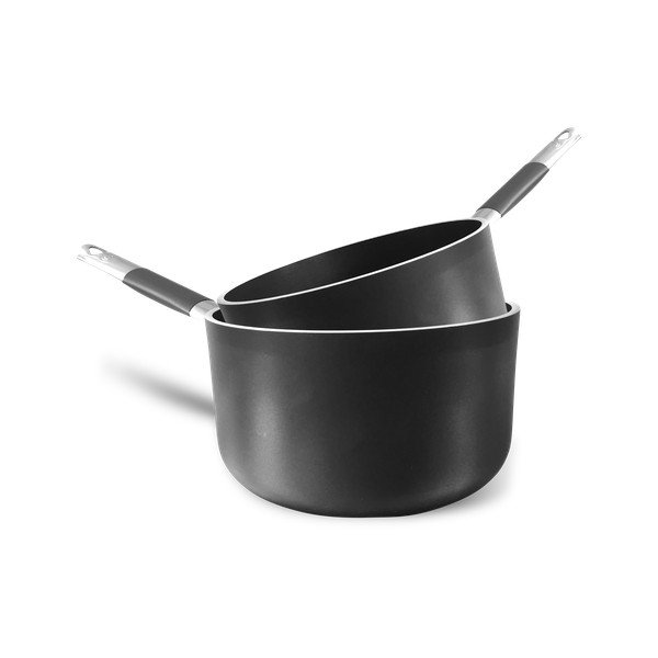 Aluminiowy rondel z nieprzywierającą powierzchnią Pentole Agnelli Al Black, ø 16 cm-image-1