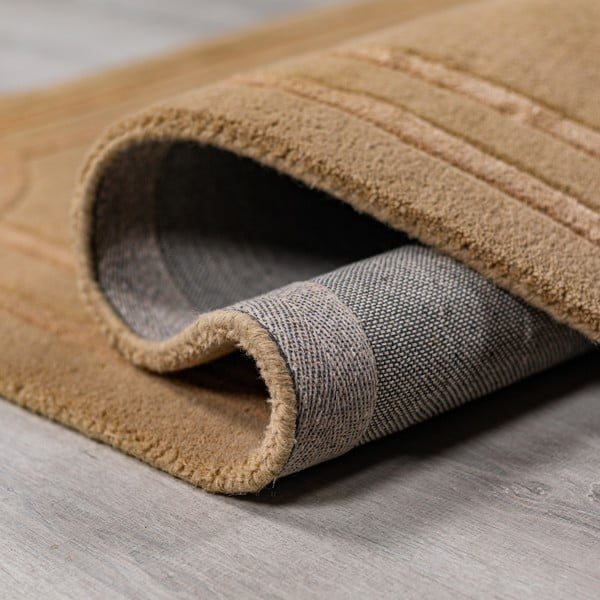 Wełniany dywan tkany ręcznie w kolorze terakoty 120x170 cm Gatsby – Flair Rugs-image-3