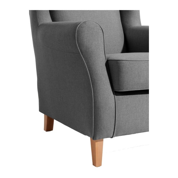 Antracytowy fotel uszak Max Winzer Lorris Anthracite-image-4