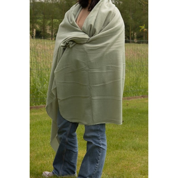 Zielony polarowy koc 130x160 cm Riso – Tiseco Home Studio-image-2