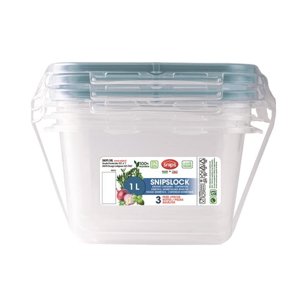 Pojemniki na żywność 3 szt. Snipslock – Snips-image-3