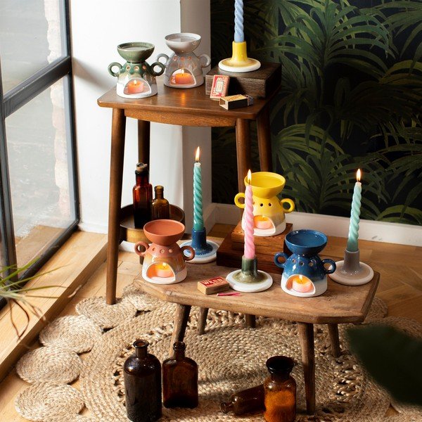 Lampka aromatyczna w kolorze terakoty Sass & Belle Bohemian Home Mojave-image-2