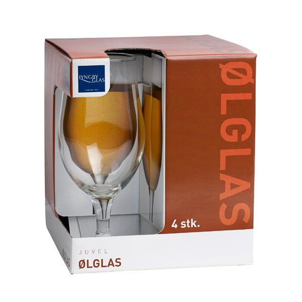 Pokale do piwa zestaw 4 szt. 490 ml Juvel – Lyngby Glas-image-3