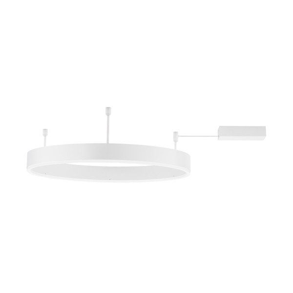 Aluminiowa lampa sufitowa LED ze ściemniaczem w matowym białym kolorze Motif – Nova Luce