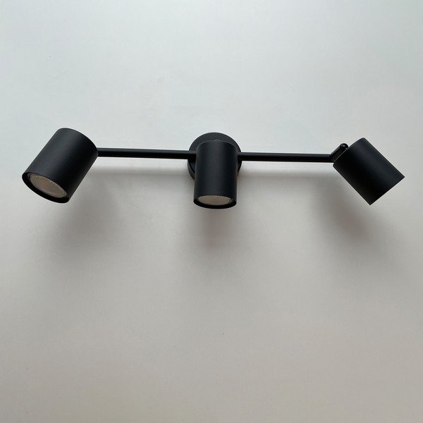 Czarna metalowa lampa punktowa LED 8x42 cm Vano – Fischer & Honsel-image-1