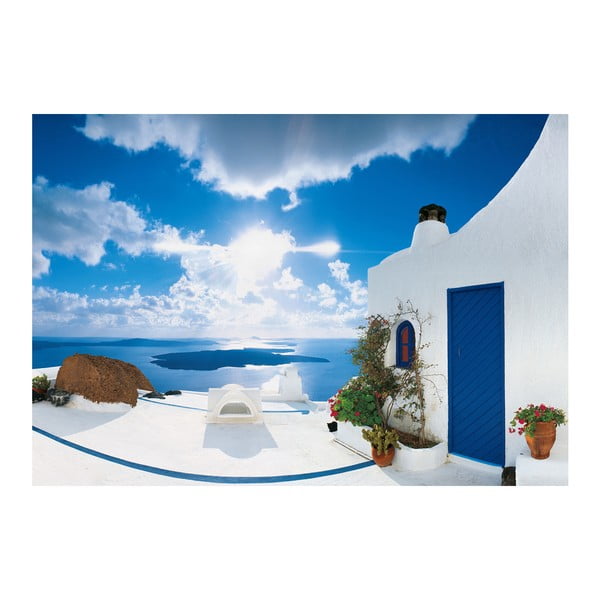 Wielkoformatowa tapeta Santorini, 366x254 cm
