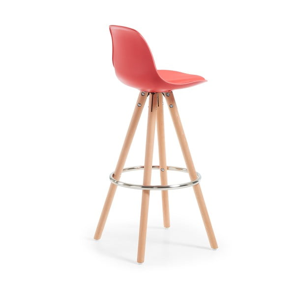 Zestaw 2 czerwonych hokerów La Forma Stag-image-1