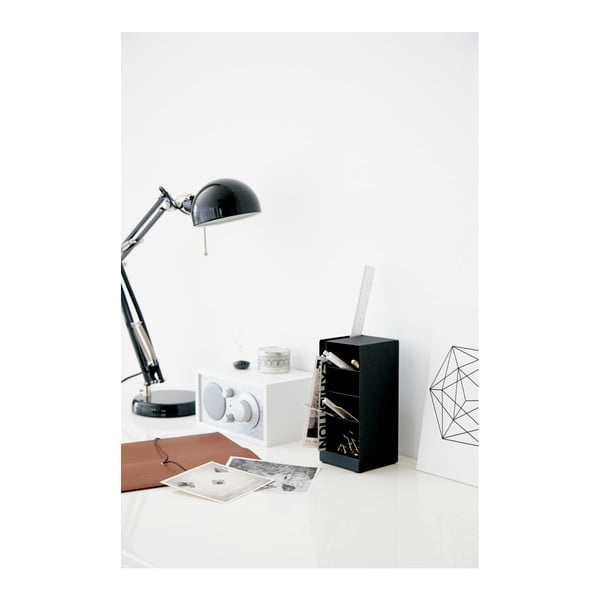 Czarny organizer biurowy YAMAZAKI Tower-image-1