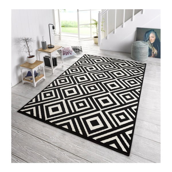 Czarno-biały dywan Zala Living Art, 140x200 cm-image-1
