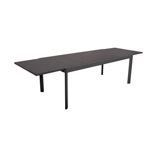 Stół ogrodowy ze szklanym blatem 100x200 cm Nerea – Garden Pleasure-image-2