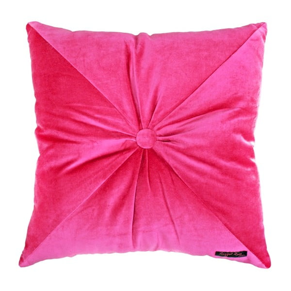Różowa poduszka Ragged Rose Fiona Velvet