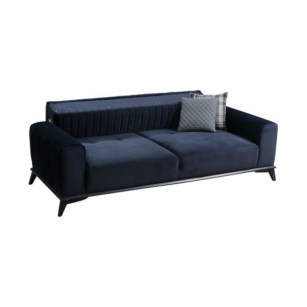 Ciemnoniebieska sofa 220 cm Lisa – Balcab Home-image-3