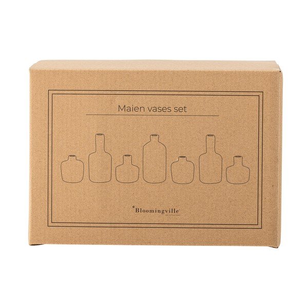 Kamionkowe wazony zestaw 7 szt. (wysokość 14 cm) Maien – Bloomingville-image-3