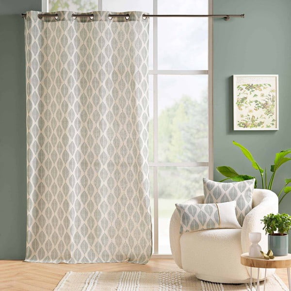 Zielono-beżowa zasłona 140x240 cm Maho – douceur d'intérieur-image-3