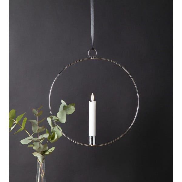 Srebrna dekoracja świetlna Flamme Ring – Star Trading-image-2