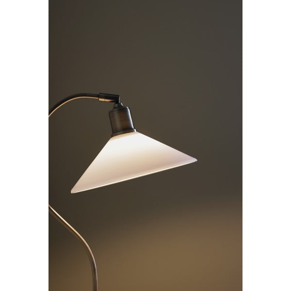 Lampa stołowa w kolorze mosiądzu z białym szklanym kloszem (wysokość 49 cm) Vela – Markslöjd-image-3