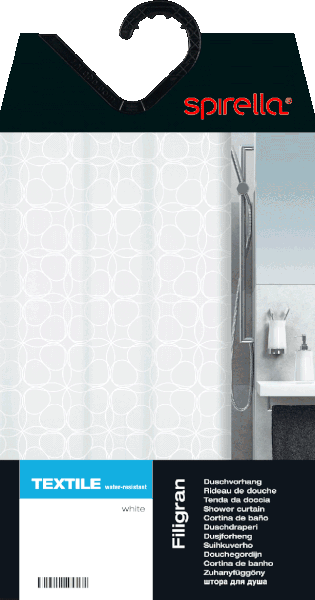 Zasłona prysznicowa 120x200 cm Filigran – Spirella-image-1