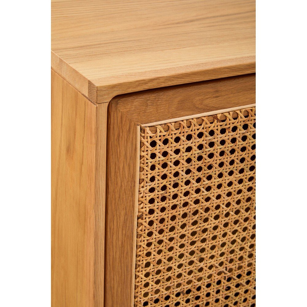 Komoda z litego drewna dębowego w naturalnym kolorze Lyon – Premier Housewares (zdjęcie 9)