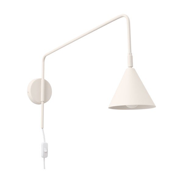 Kremowy kinkiet do kontaktu ø 14 cm Zylo – Sollux