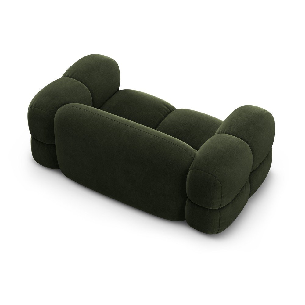 Zielona aksamitna sofa 180 cm Loretto – Cosmopolitan Design (zdjęcie 4)