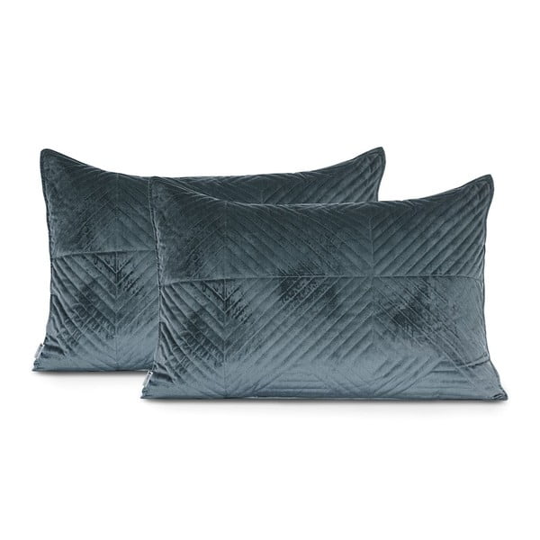 Zestaw 2 różowo-niebieskich poszewek na poduszki DecoKing Pascali, 50x70 cm