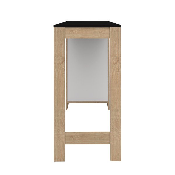 Stolik barowy z czarnym blatem 50x115 cm Aravis – TemaHome-image-3