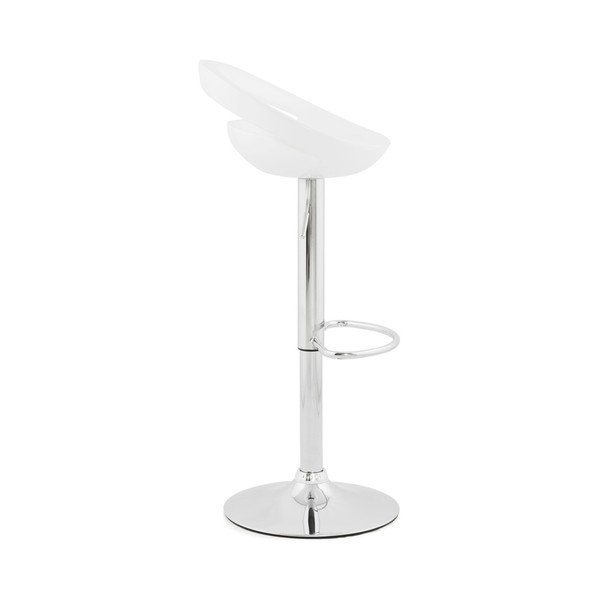 Biały regulowany stołek barowy Kokoon Design Venus-image-1