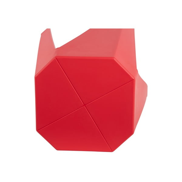 Czerwony plastikowy stołek Cherish – Leitmotiv-image-2