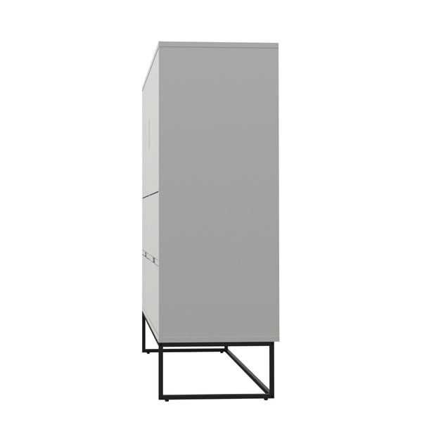 Biała szafka z 4 szufladami Tenzo Lipp-image-4